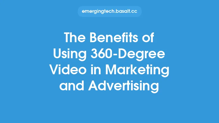 The Benefits of Using 360-Degree Video in Marketing and Advertising Thumbnail