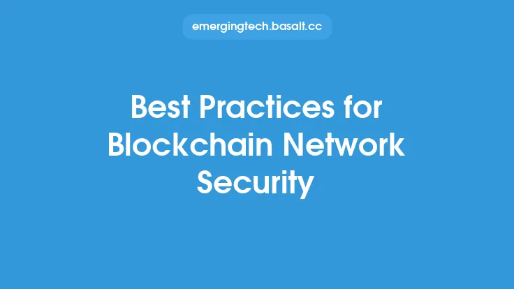 Best Practices for Blockchain Network Security Thumbnail