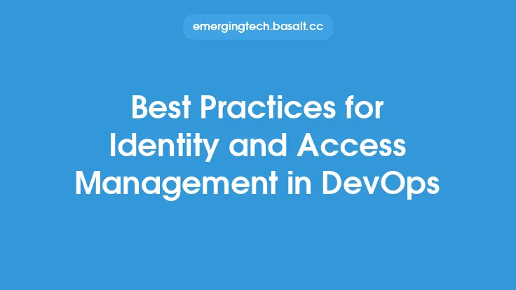Best Practices for Identity and Access Management in DevOps Thumbnail