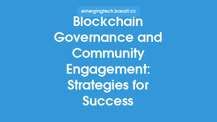Blockchain Governance and Community Engagement: Strategies for Success Thumbnail