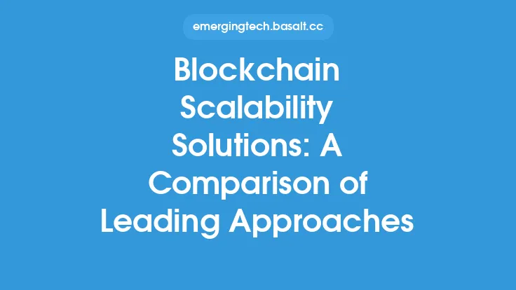 Blockchain Scalability Solutions: A Comparison of Leading Approaches Thumbnail