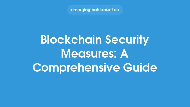 Blockchain Security Measures: A Comprehensive Guide Thumbnail