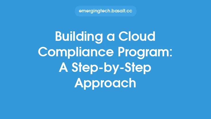Building a Cloud Compliance Program: A Step-by-Step Approach Thumbnail