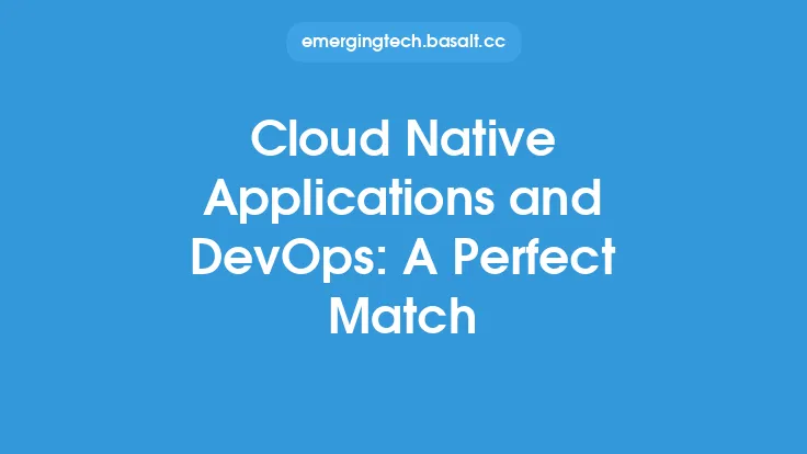 Cloud Native Applications and DevOps: A Perfect Match Thumbnail