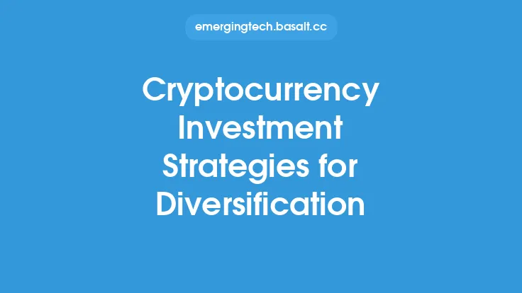 Cryptocurrency Investment Strategies for Diversification Thumbnail