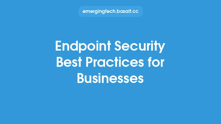 Endpoint Security Best Practices for Businesses Thumbnail