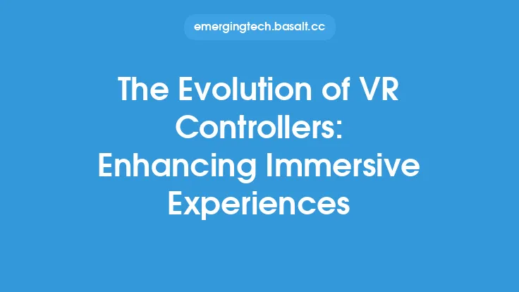 The Evolution of VR Controllers: Enhancing Immersive Experiences Thumbnail