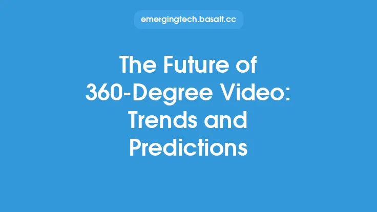 The Future of 360-Degree Video: Trends and Predictions Thumbnail