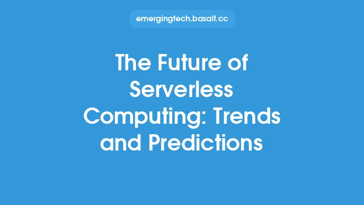 The Future of Serverless Computing: Trends and Predictions Thumbnail