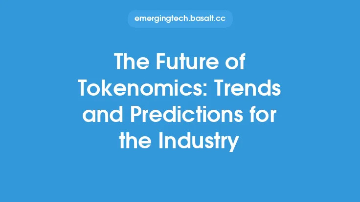 The Future of Tokenomics: Trends and Predictions for the Industry Thumbnail