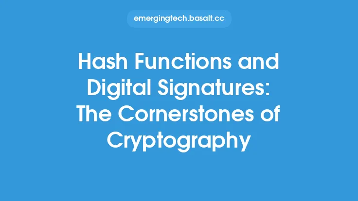Hash Functions and Digital Signatures: The Cornerstones of Cryptography Thumbnail
