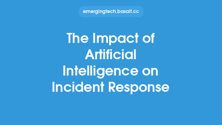 The Impact of Artificial Intelligence on Incident Response Thumbnail
