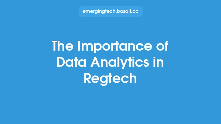 The Importance of Data Analytics in Regtech Thumbnail