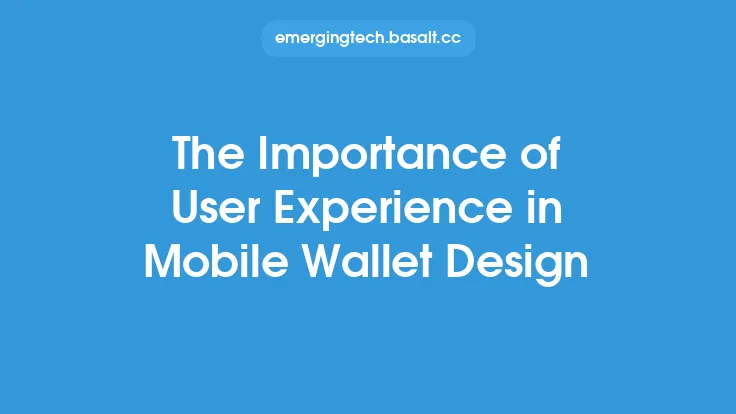 The Importance of User Experience in Mobile Wallet Design Thumbnail
