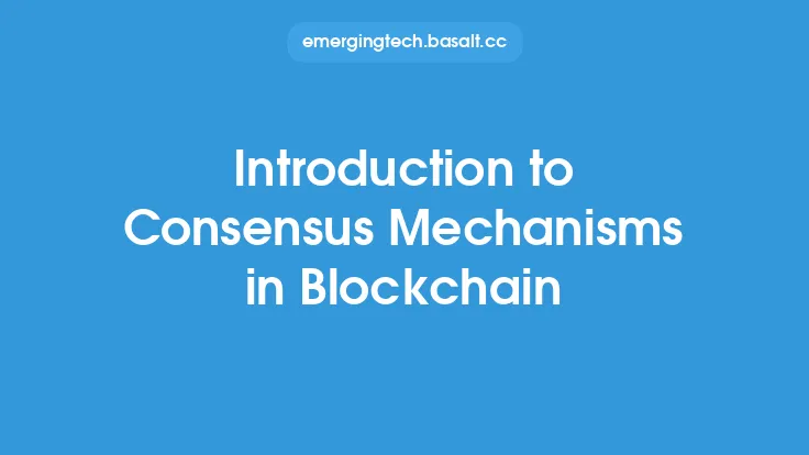 Introduction to Consensus Mechanisms in Blockchain Thumbnail