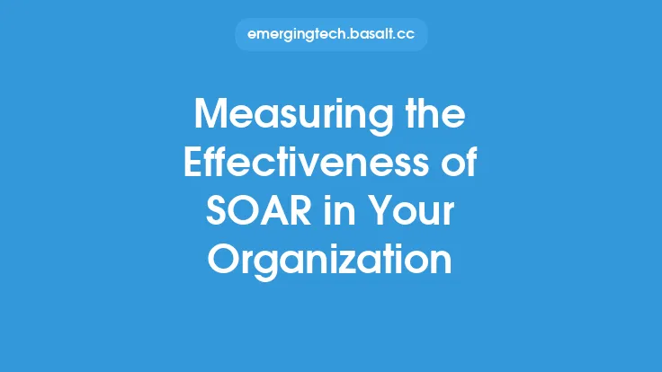 Measuring the Effectiveness of SOAR in Your Organization Thumbnail