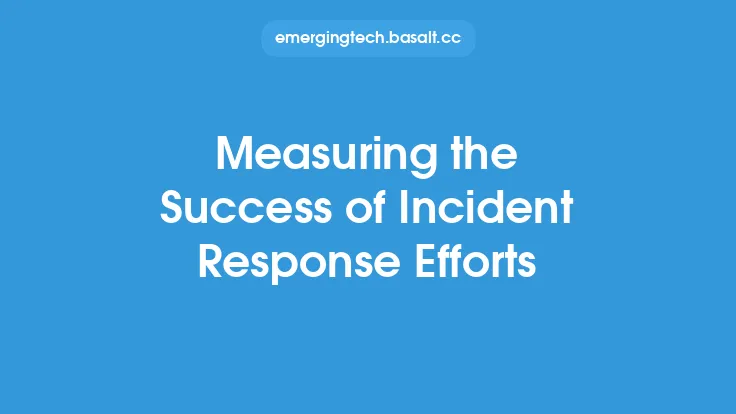 Measuring the Success of Incident Response Efforts Thumbnail