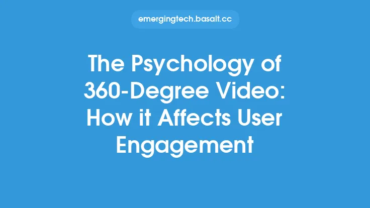The Psychology of 360-Degree Video: How it Affects User Engagement Thumbnail