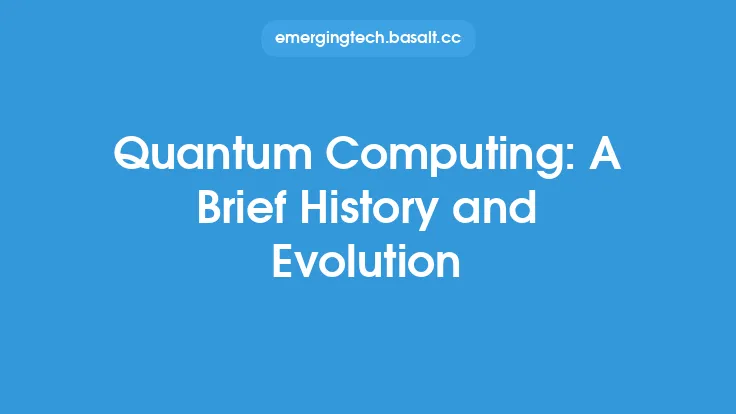 Quantum Computing: A Brief History and Evolution Thumbnail