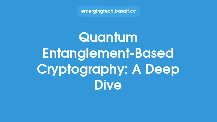 Quantum Entanglement-Based Cryptography: A Deep Dive Thumbnail