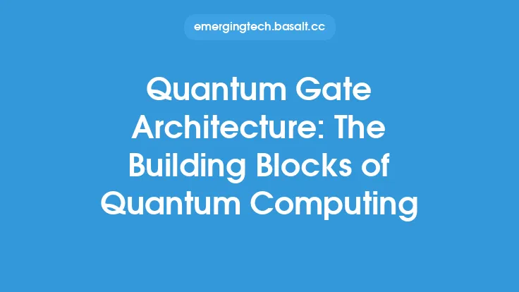 Quantum Gate Architecture: The Building Blocks of Quantum Computing Thumbnail