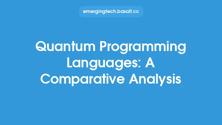 Quantum Programming Languages: A Comparative Analysis Thumbnail