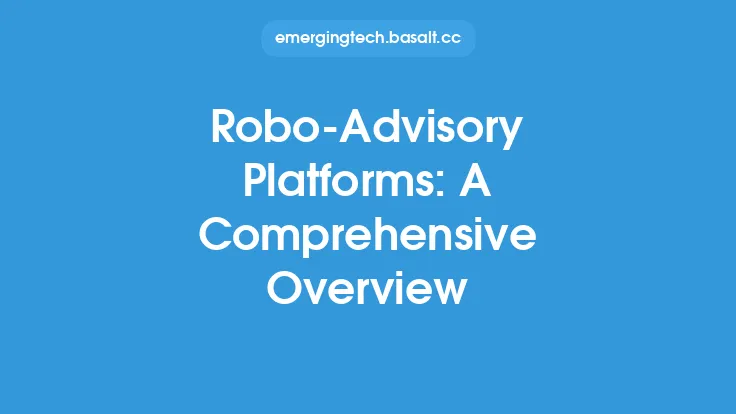 Robo-Advisory Platforms: A Comprehensive Overview Thumbnail