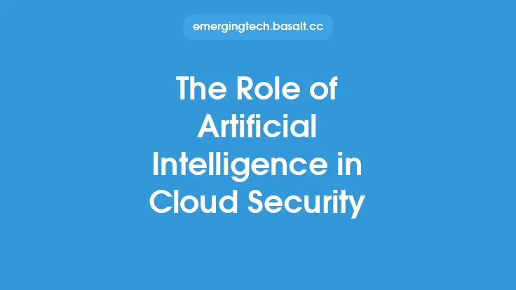 The Role of Artificial Intelligence in Cloud Security Thumbnail