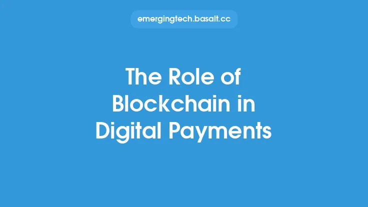 The Role of Blockchain in Digital Payments Thumbnail