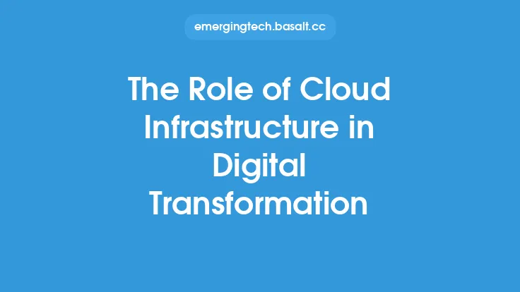 The Role of Cloud Infrastructure in Digital Transformation Thumbnail