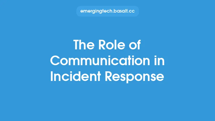The Role of Communication in Incident Response Thumbnail