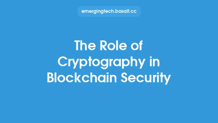 The Role of Cryptography in Blockchain Security Thumbnail