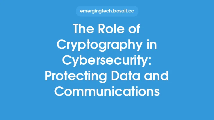 The Role of Cryptography in Cybersecurity: Protecting Data and Communications Thumbnail