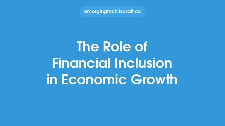 The Role of Financial Inclusion in Economic Growth Thumbnail