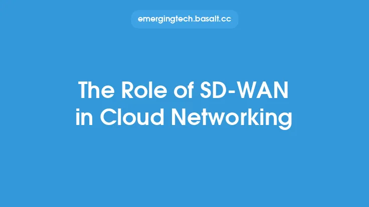 The Role of SD-WAN in Cloud Networking Thumbnail