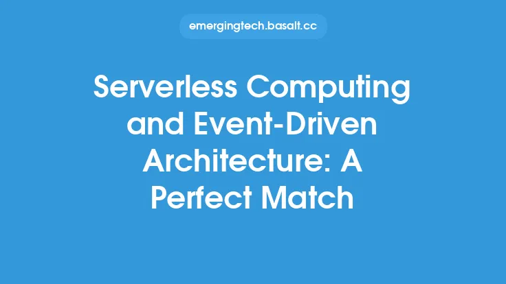 Serverless Computing and Event-Driven Architecture: A Perfect Match Thumbnail