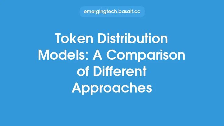 Token Distribution Models: A Comparison of Different Approaches Thumbnail