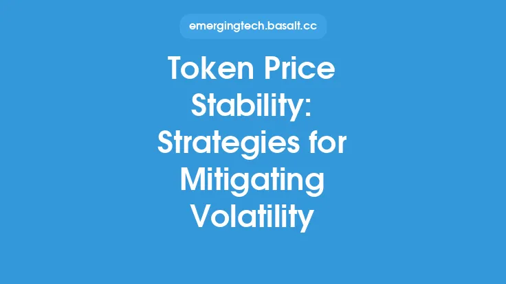 Token Price Stability: Strategies for Mitigating Volatility Thumbnail