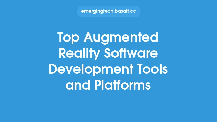 Top Augmented Reality Software Development Tools and Platforms Thumbnail