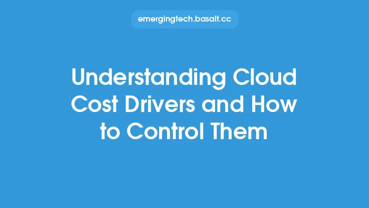 Understanding Cloud Cost Drivers and How to Control Them Thumbnail