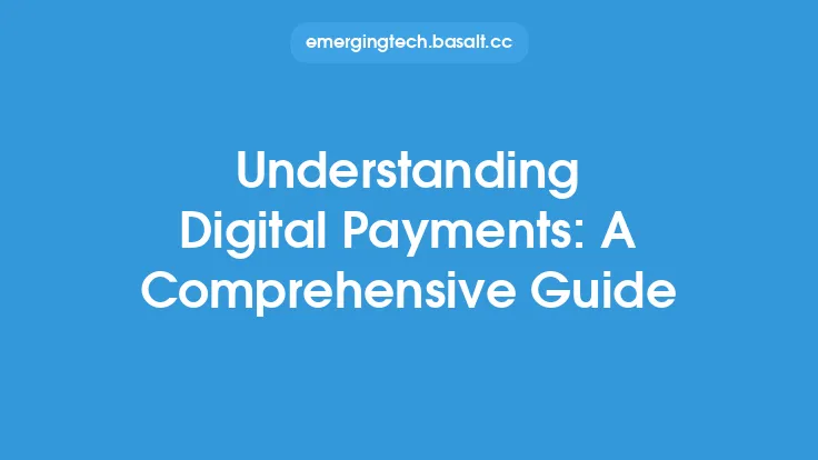 Understanding Digital Payments: A Comprehensive Guide Thumbnail