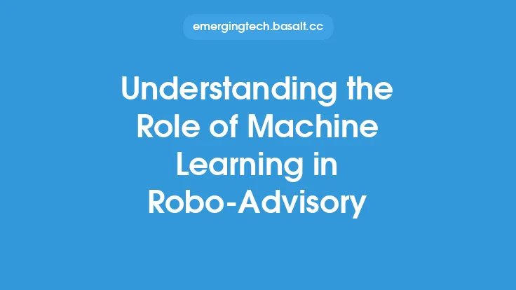 Understanding the Role of Machine Learning in Robo-Advisory Thumbnail