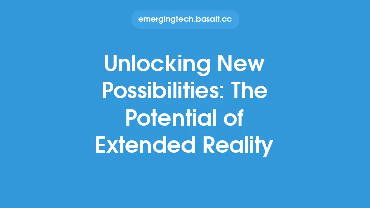 Unlocking New Possibilities: The Potential of Extended Reality Thumbnail