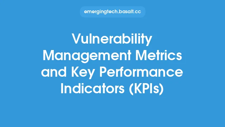 Vulnerability Management Metrics and Key Performance Indicators (KPIs) Thumbnail